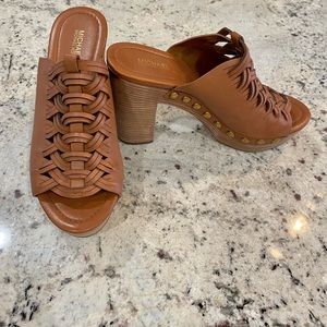 Michael Kors Leather Mule Pumps